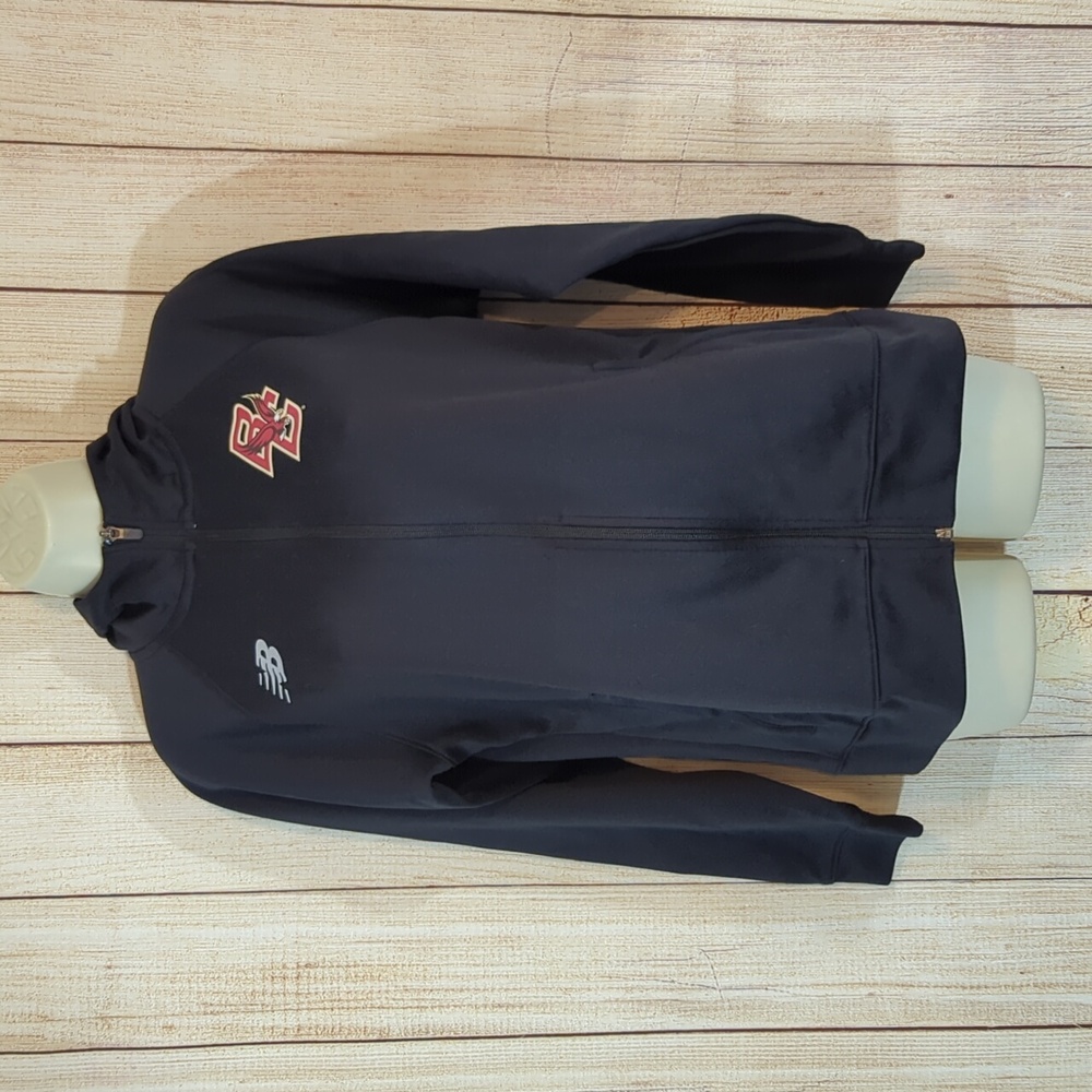 New Balance Boston college black zip up sweatshirt Hoodie Medium